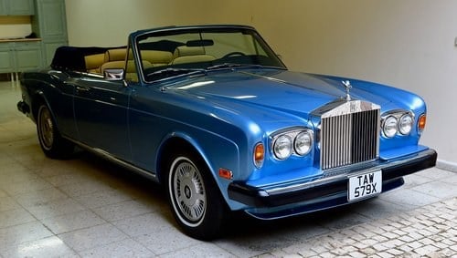 1981 Rolls Royce Corniche Convertible LHD SOLD