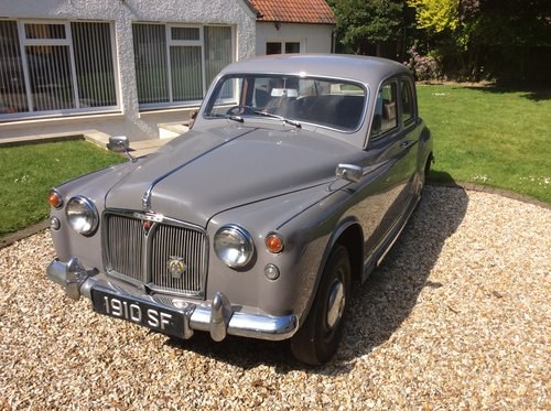 1962 Rover P4 80, lots spent, needs new home For Sale