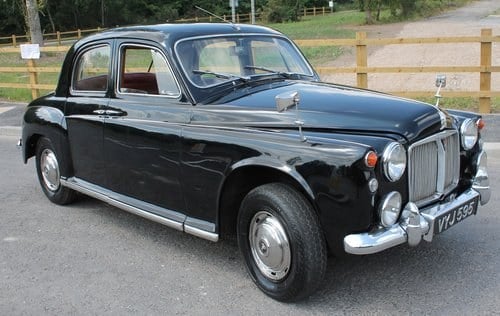 1962 Rover 80 P4 With Overdrive 4 Cylinder 2.2 Litre VENDU