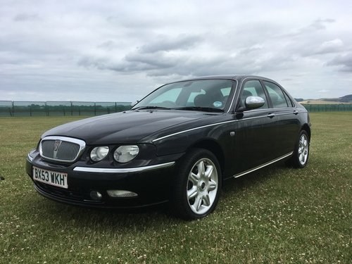 2003 Rover 75 Connoisseur T at Morris Leslie Auction 18th August In vendita all'asta