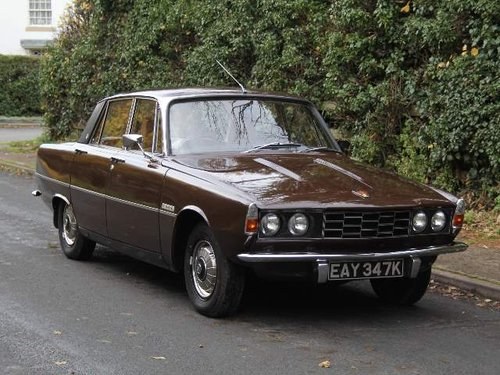 1972 Rover P6 2000, 66k miles, Full History from new SOLD