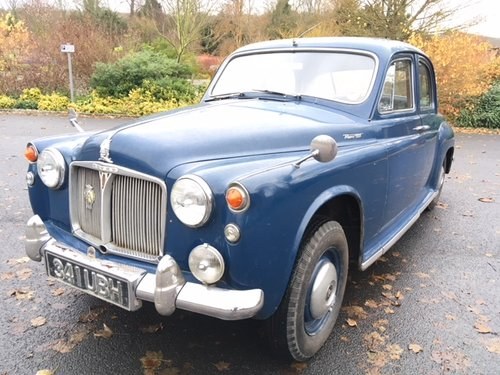 **DEC AUCTION** 1961 Rover 100 P4 For Sale by Auction