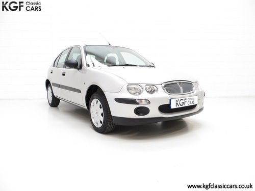 2001 A Time Capsule Rover 25iE 16v with an Incredible 6,682 Miles SOLD