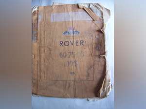ROVER 60-75-90-105 Owner's Instruction Manual For Sale (picture 1 of 6)