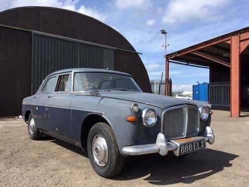 1962 Rover 3 Litre at Morris Leslie Classic Auction 25th May For Sale by Auction