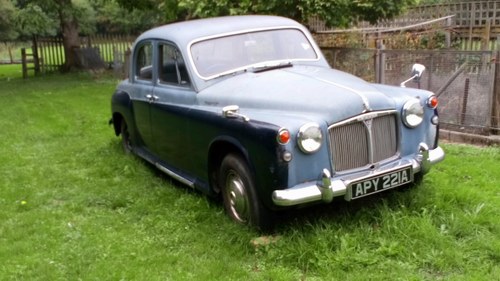 1962 Two tone blue P4 Rover 110 for sale In vendita