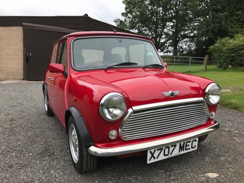2000 'X' ROVER MINI SEVEN IN SOLAR RED JUST 25K VERY RARE!! VERKAUFT
