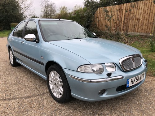 2001 SOLD Rover 45 Connoisseur 63,000 Miles FSH SOLD  For Sale