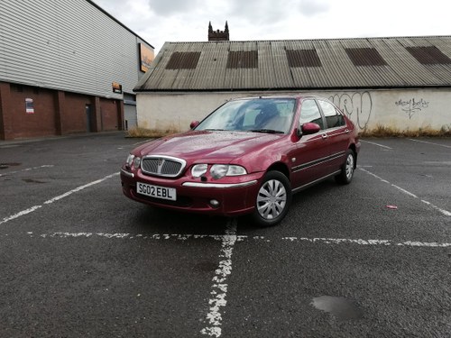 2002 Immaculate Rover 45 1.8 Automatic Club Saloon For Sale