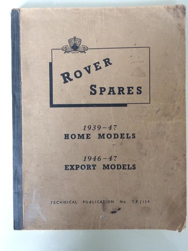 Genuine Rover P2 Parts Manual SOLD