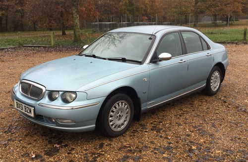 2001 Rover 75 2.0 V6 For Sale by Auction