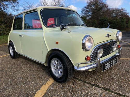 1993 Rover Mini 1300i. Fiesta Yellow. MK1 features. Stunning For Sale