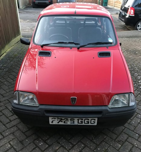 1992 Rover Metro 1.1C - 1 owner - low mileage - red For Sale