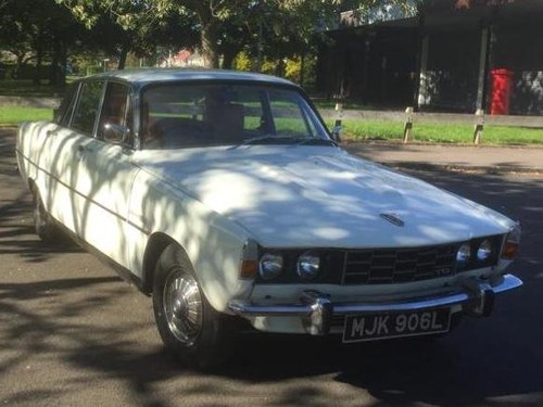 1973 Rover P6 2000TC White continental kit For Sale