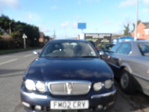 2002 Rover 75 Connoisseur Saloon in blue last owner 16 YEARS In vendita