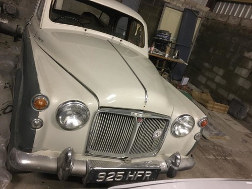 1961 Rover p4 110 unfinished project For Sale