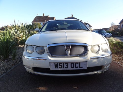 2000 Rover 75 V6 Petrol, OLD ENGLISH WHITE. For Sale