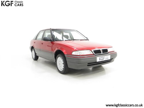 1993 An Outstanding Rover 214SEi with Only 13,187 Miles SOLD