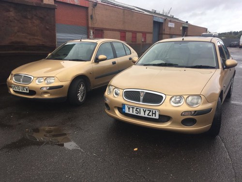 2001 Rover 25 1.6 petrol Special Limited Edition in Gold SOLD