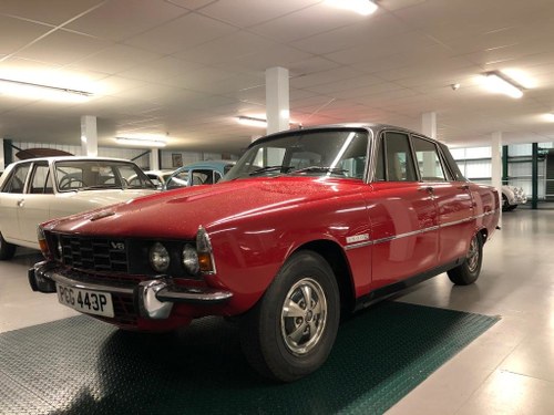 1976 Rover 3500S P6. Brigade Red with Tan pleated leather up SOLD