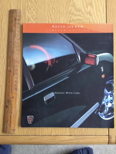 1998 Rover BRM 200 brochure VENDUTO