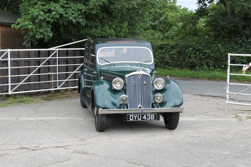 1937 Rover 12 Six Light Saloon - 21300 miles and original For Sale