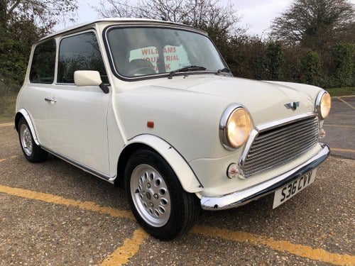 1997 1998 Rover Mini Mayfair. 1300. Gleaming white. Low mileage For Sale