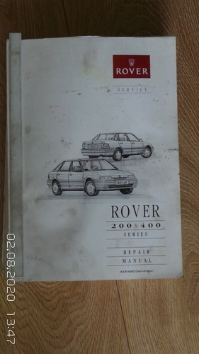 Rover 400 workshop manual For Sale