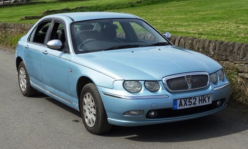 2002 Rover 75 Connoisseur. Diesel Manual. Full leather interior SOLD