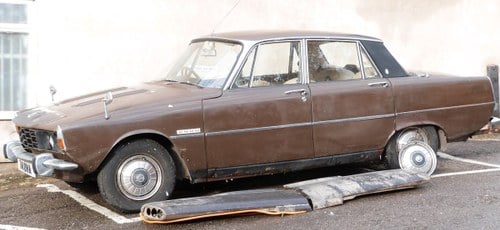 1972 Rover P6 2000 with private plate 74 DVA For Sale by Auction