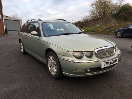 2002 Rover 75 Club Estate, diesel, manual in Moonstone Green VERKAUFT
