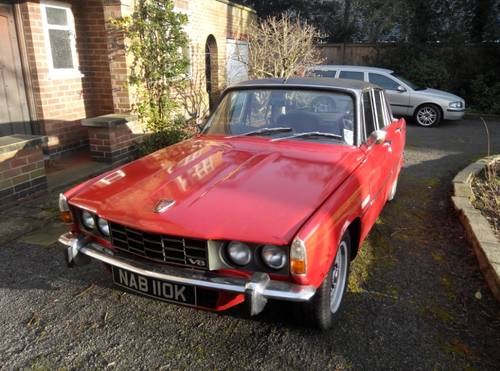 1972 Rover P6b Monza red V8 5speed tax exempt leather VENDUTO