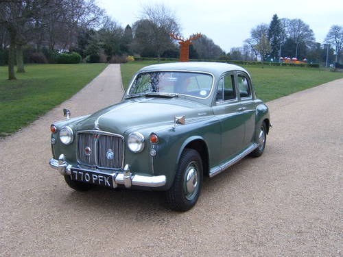 1962 Rover P4 100 Rush Green/ Shadow Green. SOLD