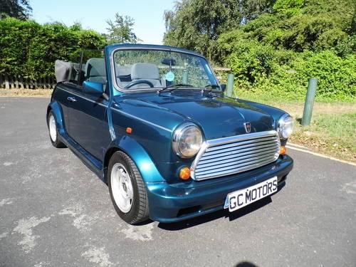 1994 Mini Cabriolet in Caribbean blue with 1 owner In vendita