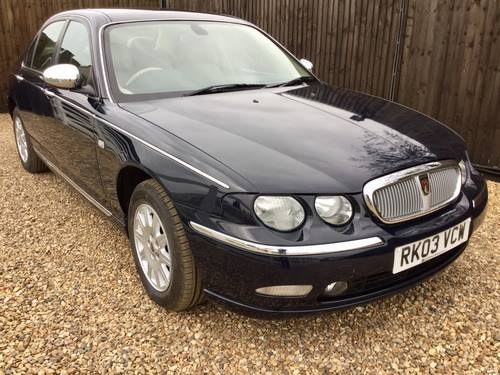 2003 Rover 75 Connoisseur 2.0 CDT Automatic 1 Owner 53,014 Miles SOLD