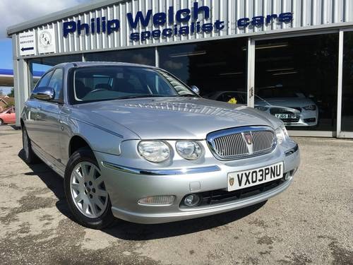 2003 ROVER 75 CONNOISSEUR SE AUTO 700O MILES ONLY SOLD