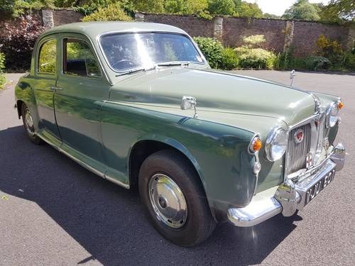 AUGUST AUCTION. 1960 Rover 100 P4 For Sale by Auction