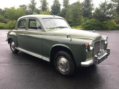 JULY AUCTION. 1962 Rover 100 P4 For Sale by Auction