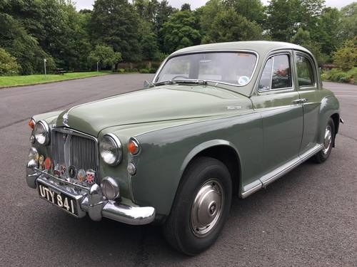 JULY AUCTION. 1961 Rover 100 P4 For Sale by Auction