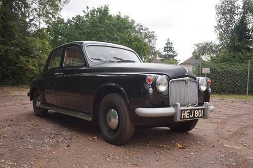 Rover 60 1958 - to be auctioned 27-10-17 For Sale by Auction