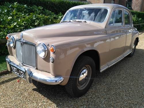 1958 Rover 105 R - P4 - Roverdrive Automatic - Mot Sept 2018 -  SOLD