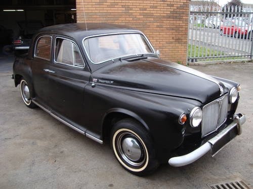 ROVER 105R AUTO 2.6 SALOON(1959) BLACK 95% RUSTFREE USA LHD SOLD