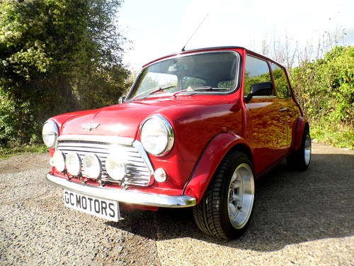 2000 Rover Mini 7 Sport in Red and black Alloys For Sale
