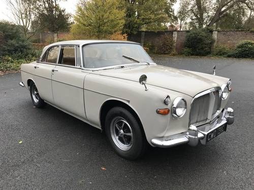 **DECEMBER ENTRY** 1965 Rover P5 3 Litre Coupe For Sale by Auction