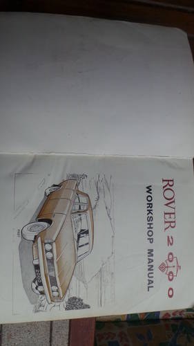 rover 2000 manual For Sale
