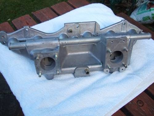 Rover SD1 2.6 Dual carb Inlet manifold. SOLD