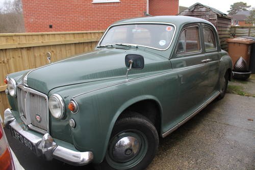 Rover p4 60 1959 Racing Green SOLD