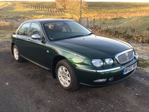 2002 As new Rover 75 with 16,000 miles FSH. SOLD