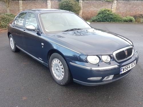 **FEBRUARY AUCTION** 2000 Rover 75 Connoisseur For Sale by Auction
