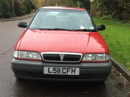 1994 Rover 218 sld diesel 3 former keepers 82423 miles SOLD